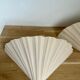 Pair of vintage beige shell wall lamp, France 1970