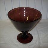 Mouth-blown bubble glass cup