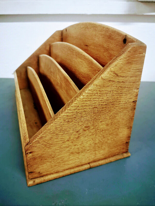 Wooden mail sorter