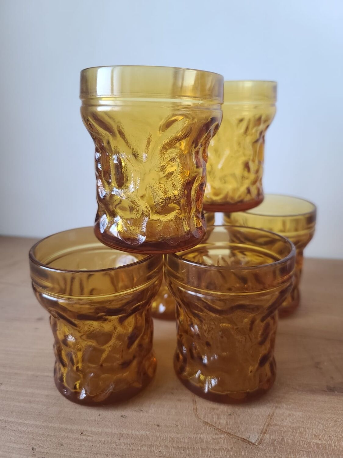 Water glass - old orangeade glass (1970s) "Bahia" model by B