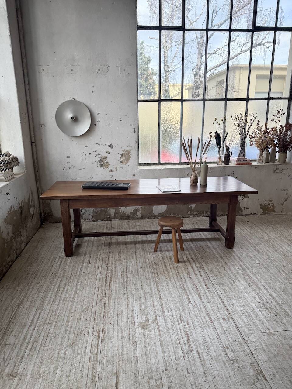 Table de ferme XL en chêne massif