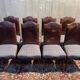 Set of 8 Louis XV style walnut chairs