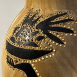 Ceramic tea light lamp, grandjean jourdan for vallauris