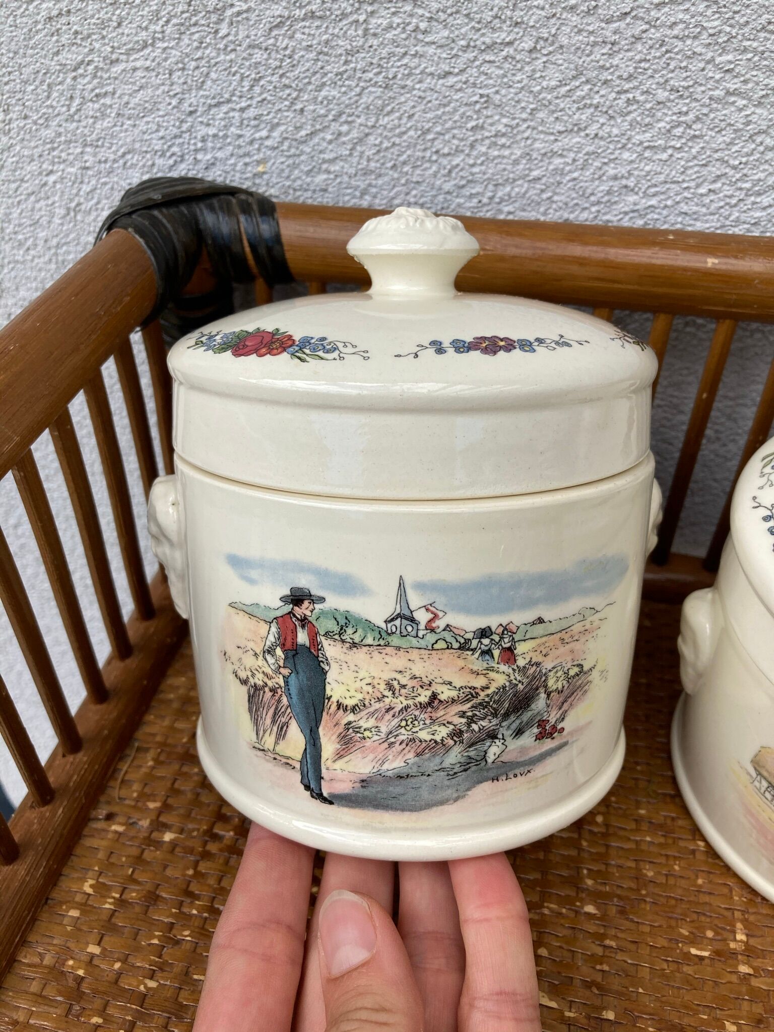 4 pots foie gras Sarreguemines Obernai