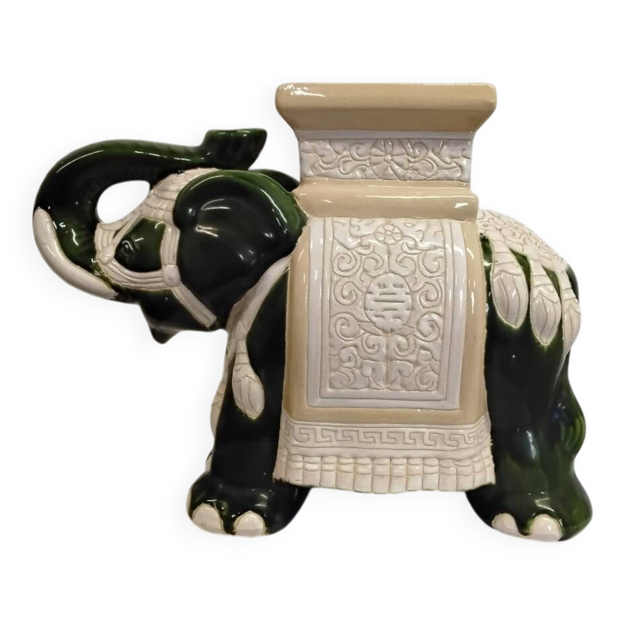 Vintage ceramic elephant plant pot