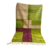 Costume green Moroccan carpet