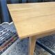 Large vintage table in restored solid elm.