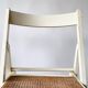 Pair folding chairs caning