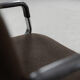 Mid-Century Modern Vintage Brown Aluminum German Chairs by Mauser, 1970s, Set of 2