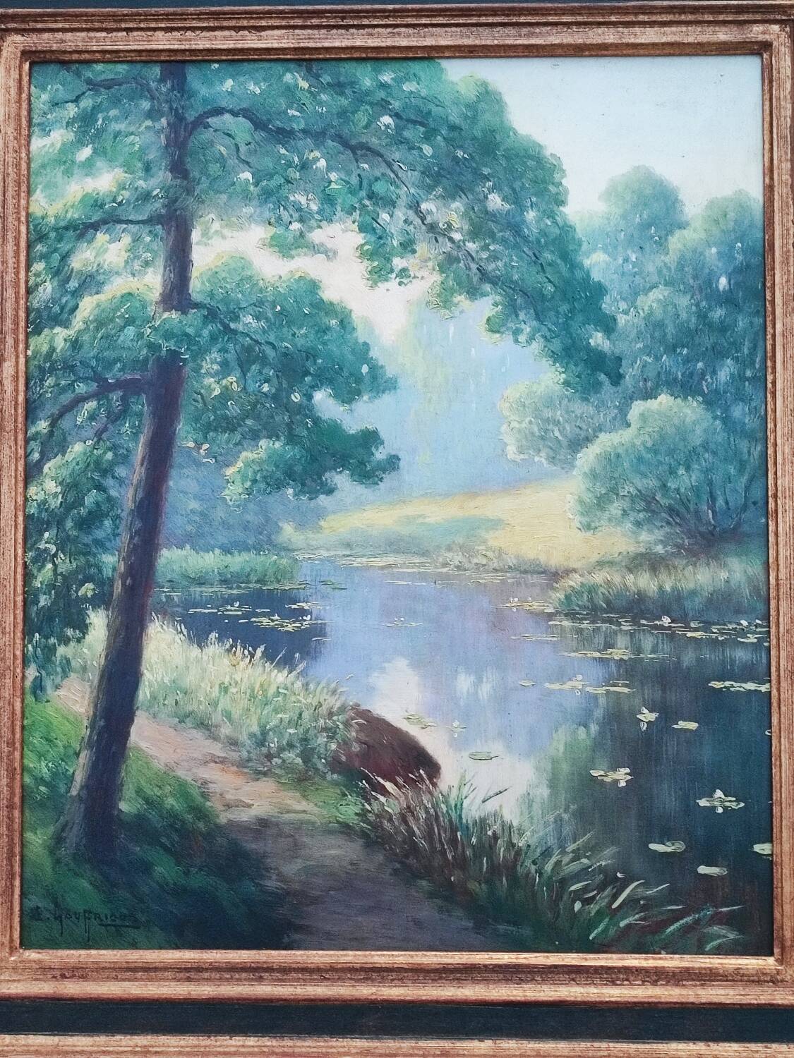 Peinture à l'huile - paysage