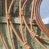 Rattan mirror, bohemian