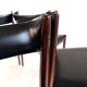6 chaises vintage danoises en palissandre des années 60