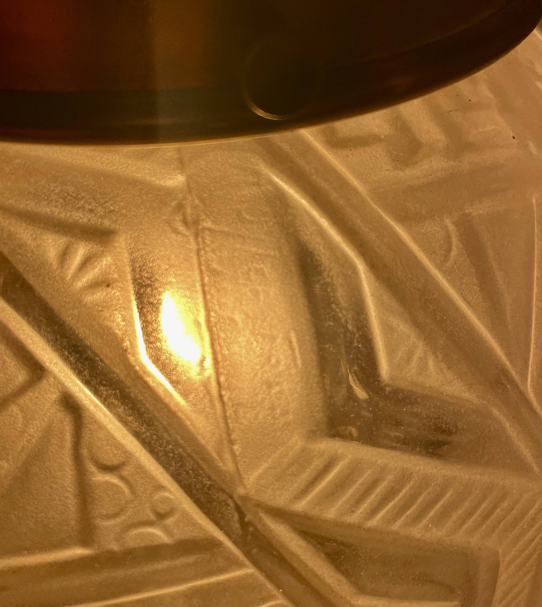 Art Deco table lamp, signed "Muller et Frères", 1930s.