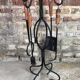 Full wrought iron fireplace servant