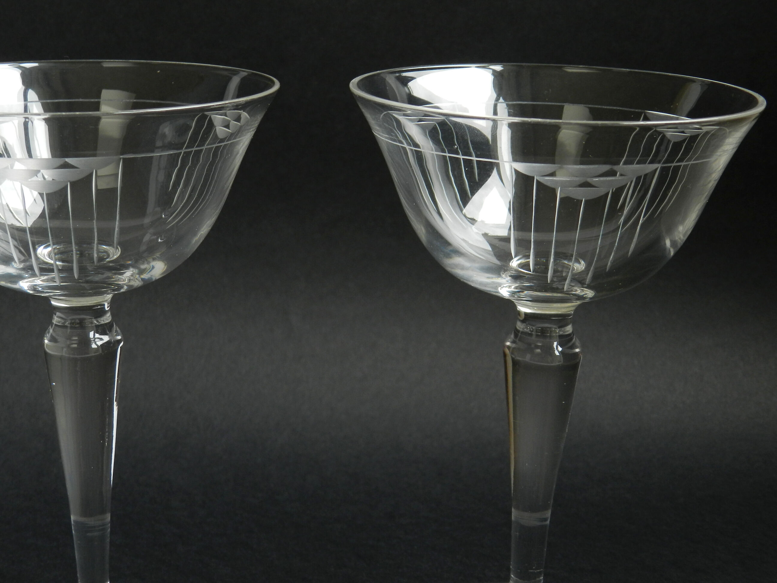 Old champagne cups