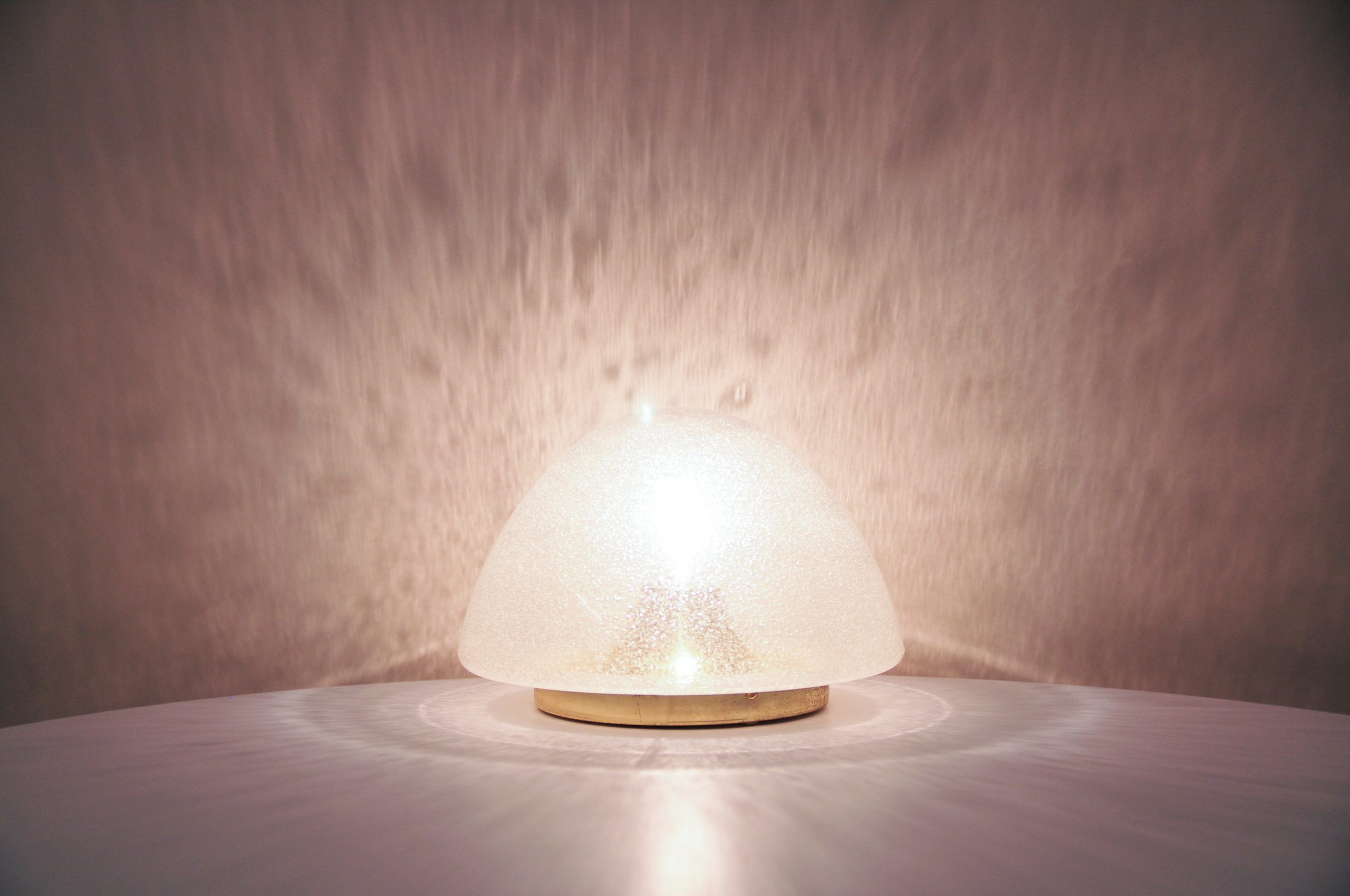 Vintage Hoffmeister-Leuchten bubble glass ceiling lamp.