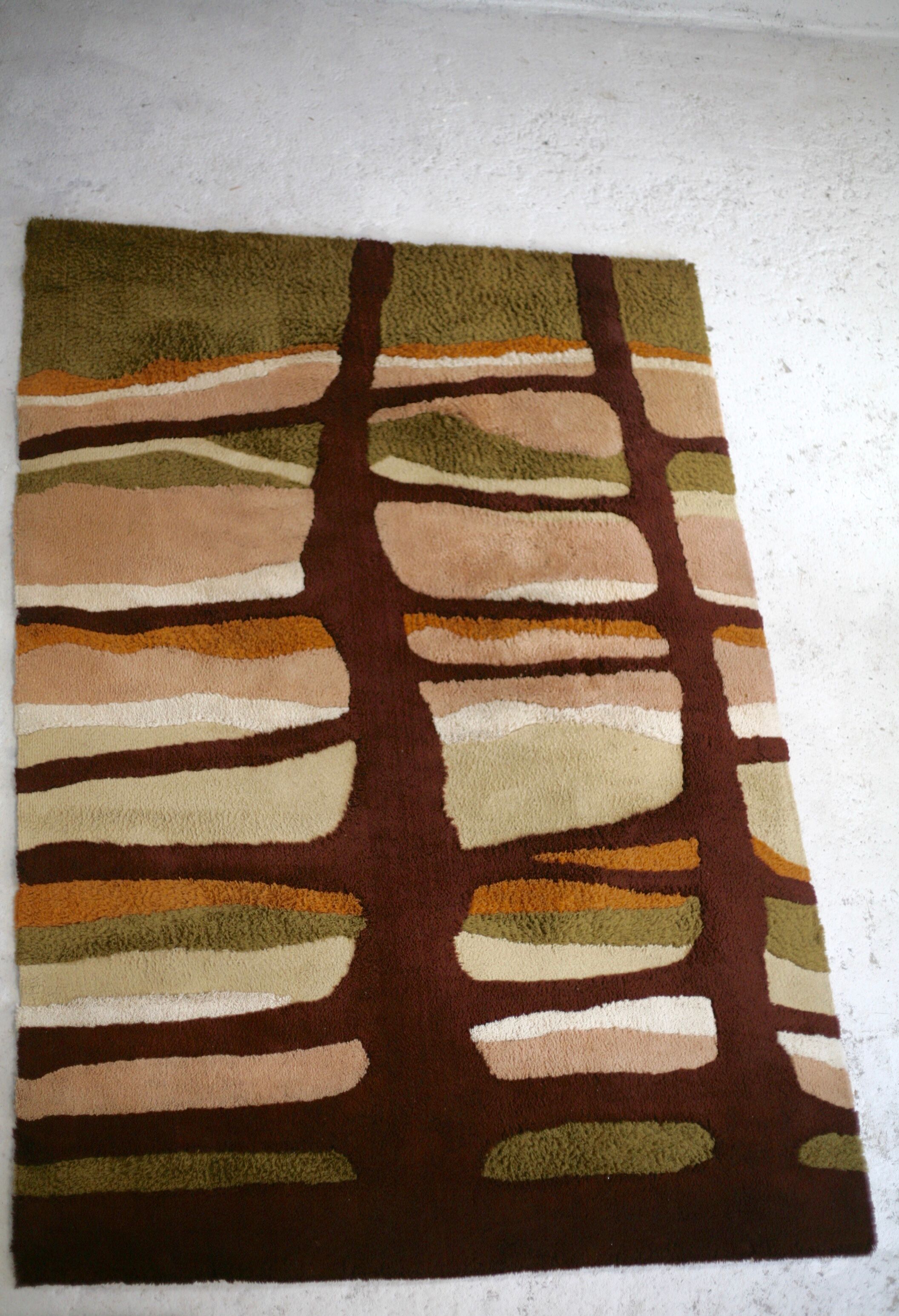 70s rug, published by Adoros, dralon, Germany