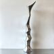 Xxl “twisted” vase / cast aluminum – 1980s