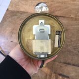 Scandinavian brass wall sconce