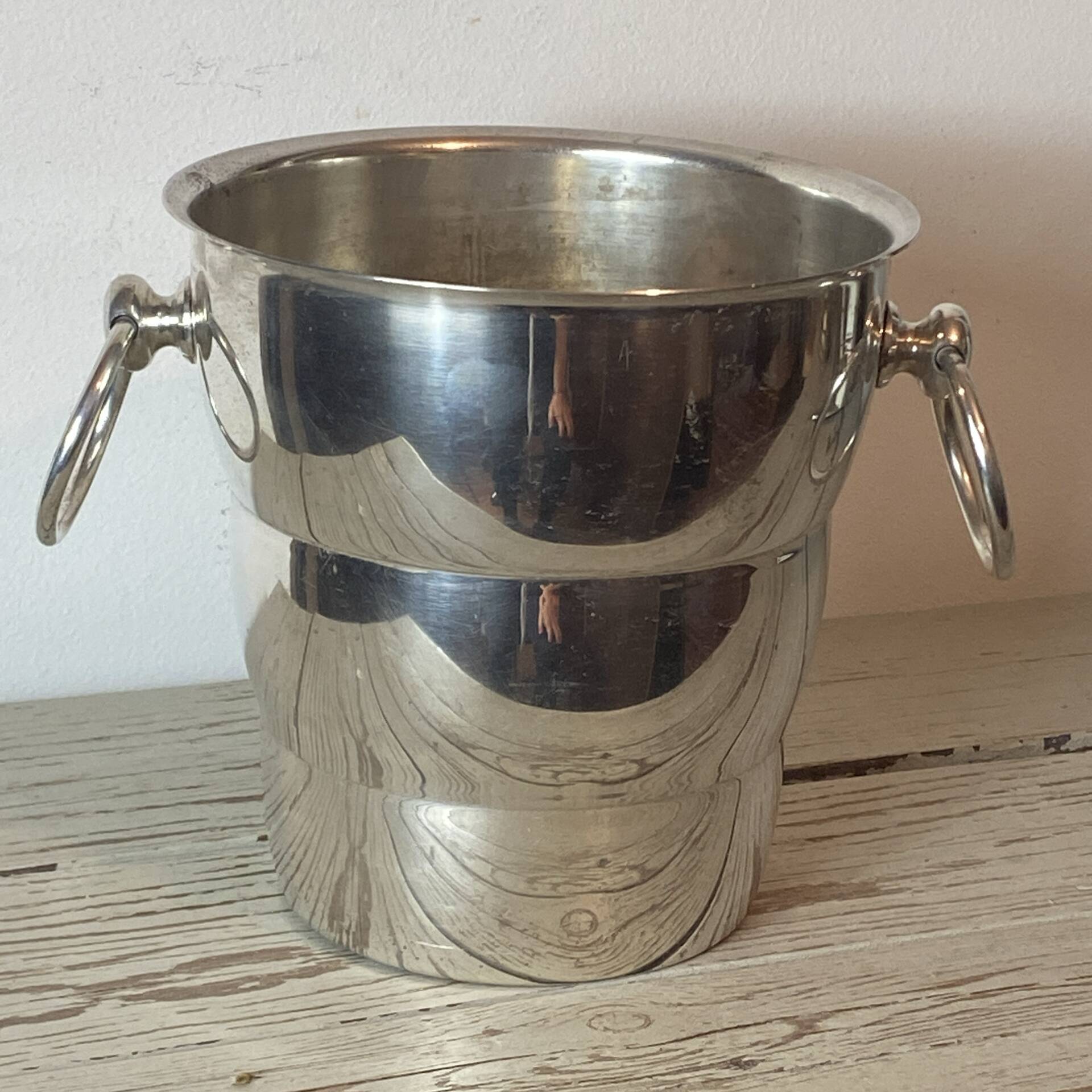 Silver-plated champagne bucket