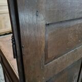 Pair of oak closet doors