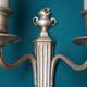 Pair of bronze wall sconces