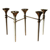 Scandinavian chrome modular candle holder 1960