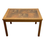 Danish teak and tiled coffee table from the 70s