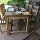 Ancienne table de ferme rénovée
