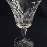 Set of 5 crystal water glasses of Saint Louis Camargue model