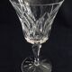 Set of 5 crystal water glasses of Saint Louis Camargue model