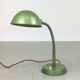 Vintage green gooseneck table lamp