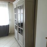 Old glazed bookcase or dresser