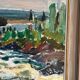Original Swedish Oil On Panel – “Forsande Vatten” By Paul Sahlin