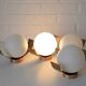 Vintage wall lamp, 1 of 4, brutalist sconce, copper ceiling light 1970's