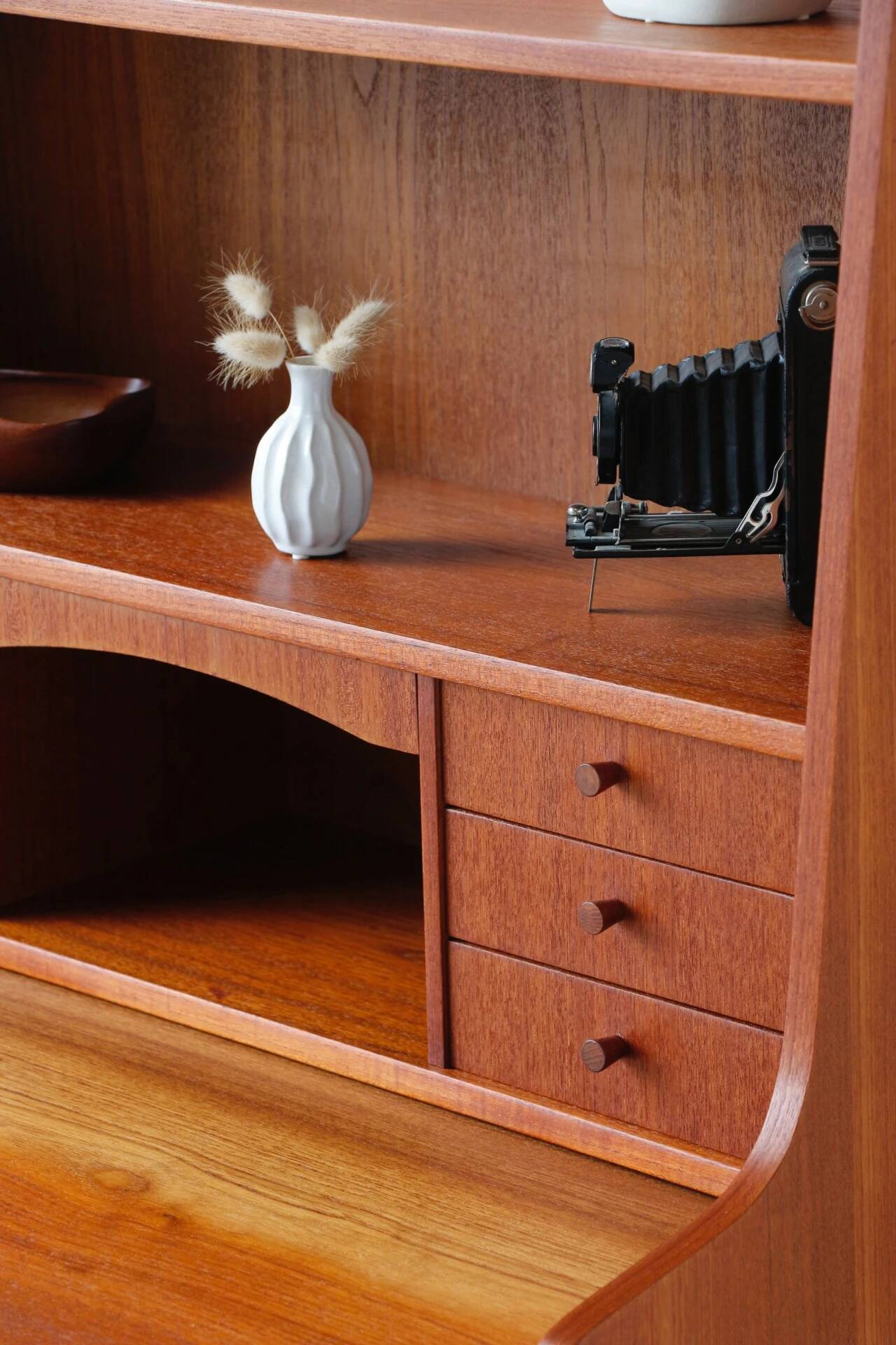 Vintage 1960s Scandinavian teak secretary | Denmark