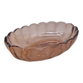 Val Saint Lambert pink salad bowl