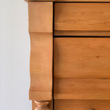 Commode / tiroirs anciens en pin