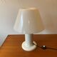 Guzzini lamp, white lacquered metal, height 55cm, 1970 vintage.