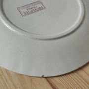 6 assiettes à dessert modèle Fontanges par Sarreguemines