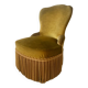 Toad armchair in gold velvet