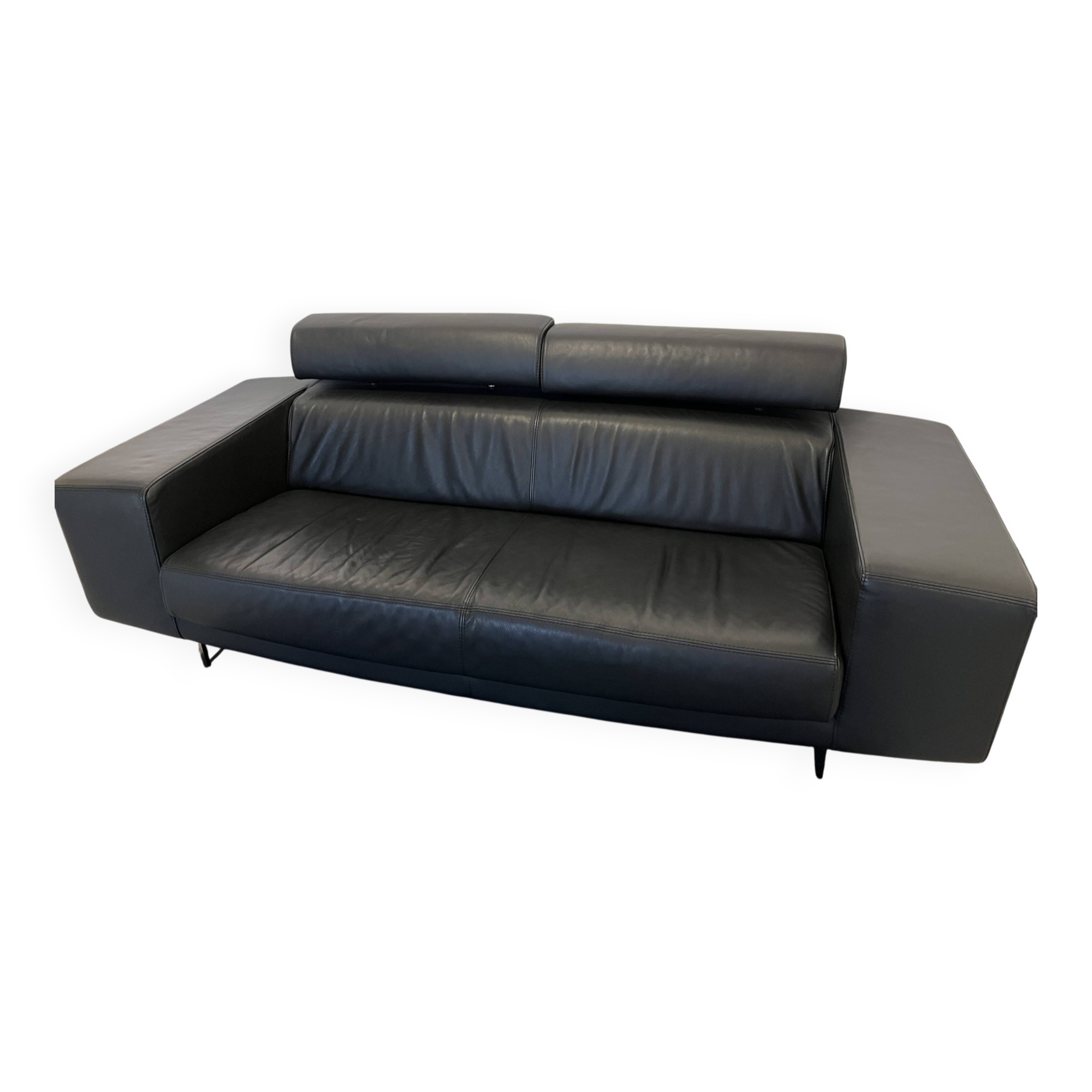 3-seater leather sofa Steiner
