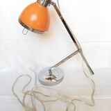 Orange vintage articulated lamp
