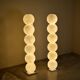 Floor lamp model 440 Space Age by Luci Italia, set of 2.
