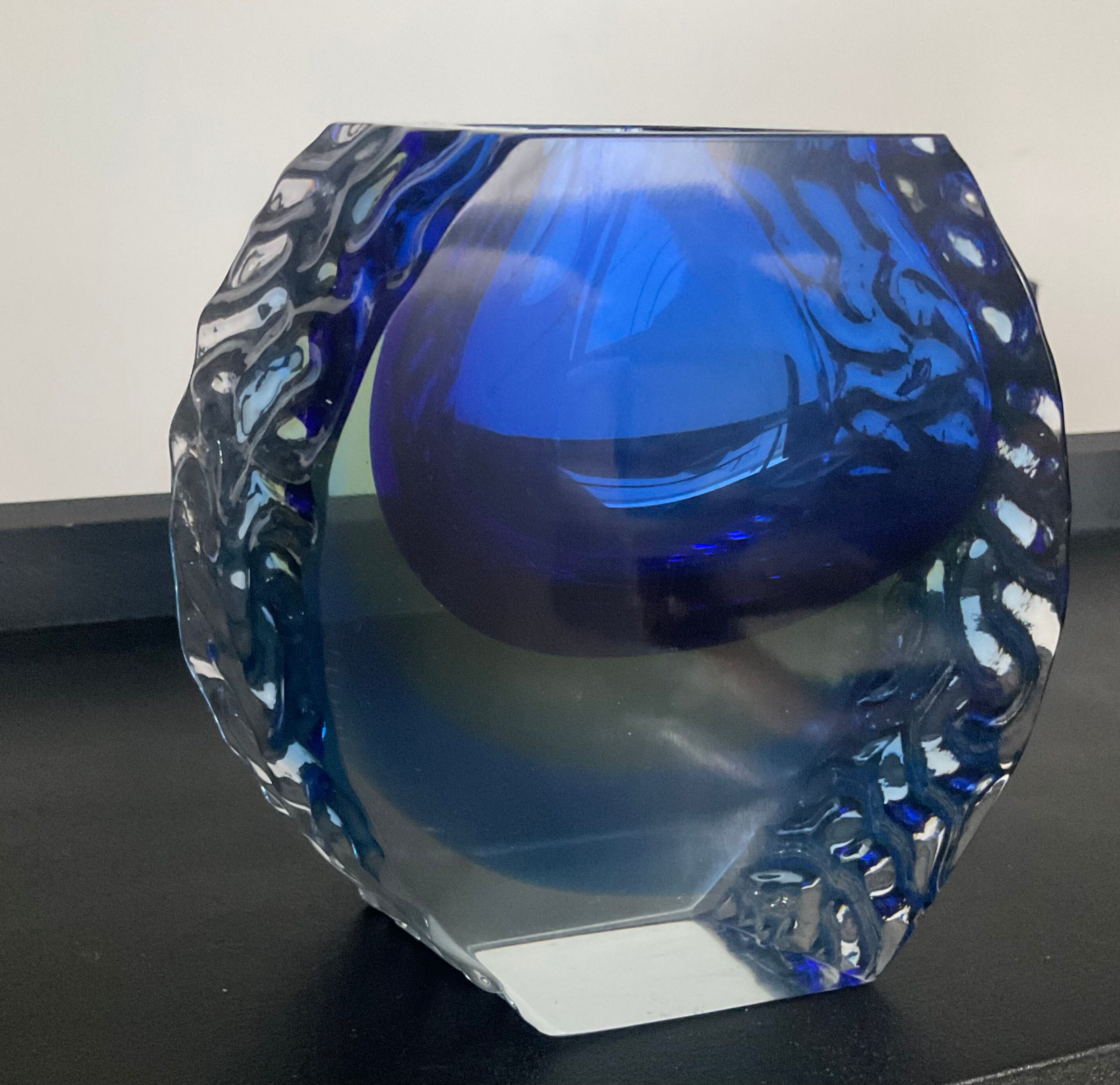 Duo Murano vase and ashtray by Alessandro Mandruzzato 60s