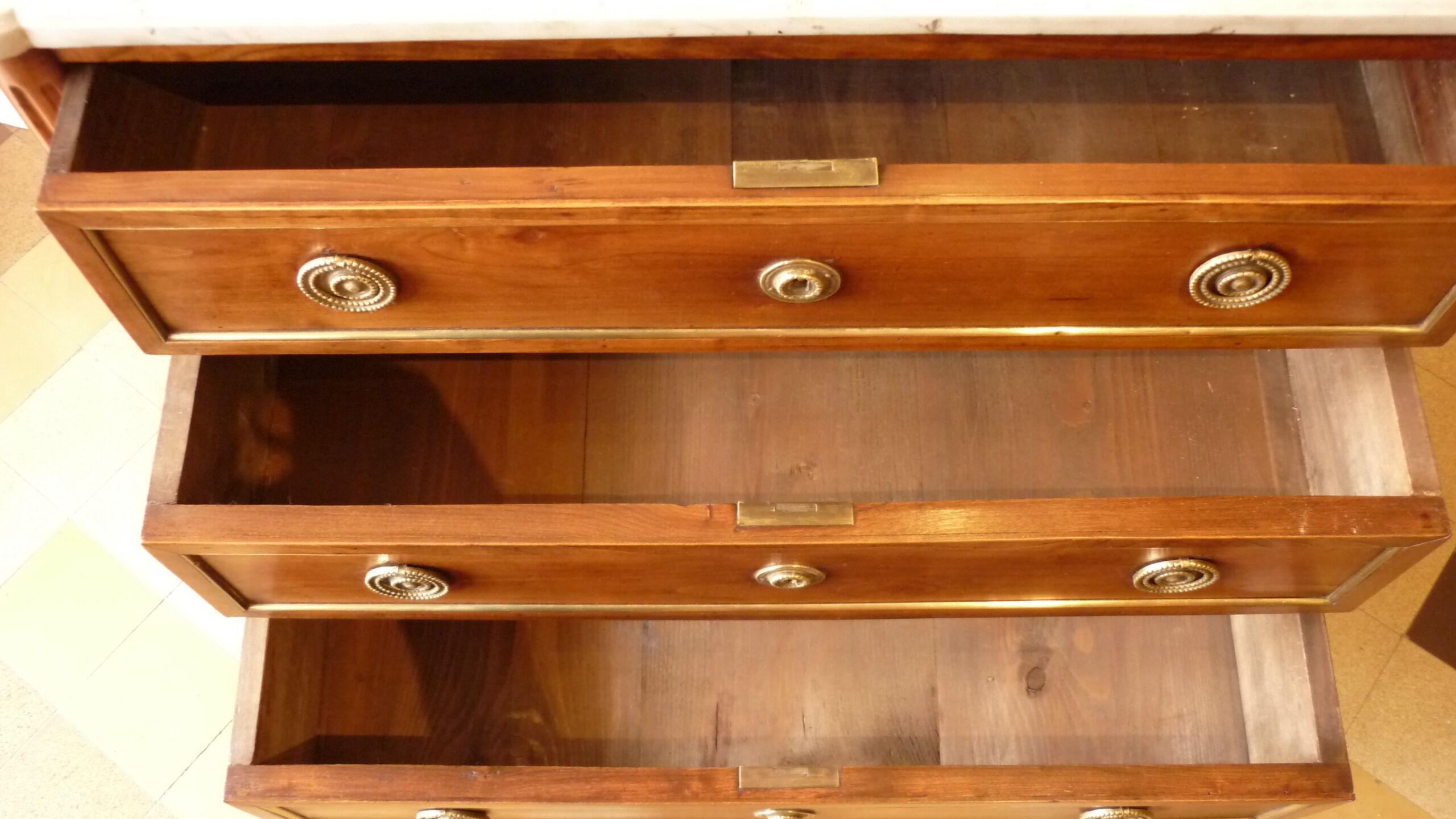 Louis XVI dresser 19th century fruit wood