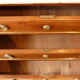Commode Louis XVI 3 tiroirs en bois fruitier, 19eme