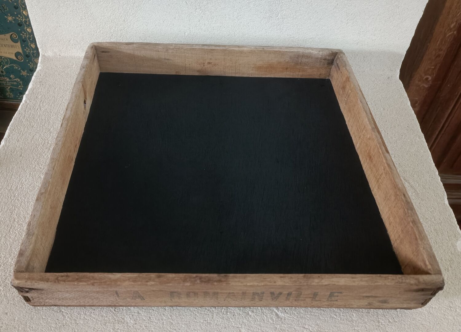 Old wooden tray Folk art