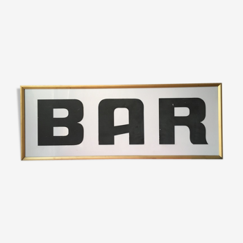 vintage bar sign