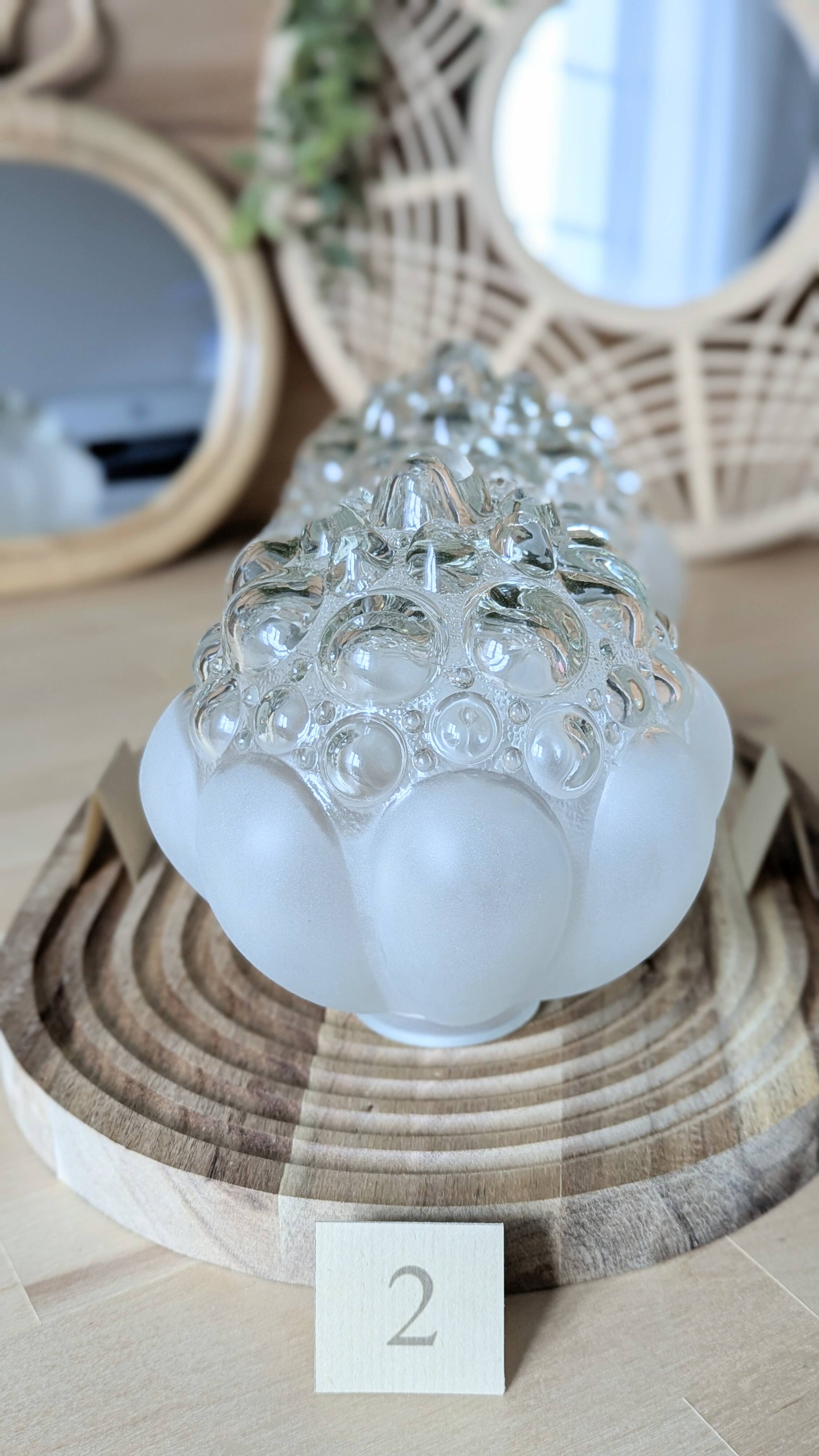 Set of 2 globes by Helena Tynell